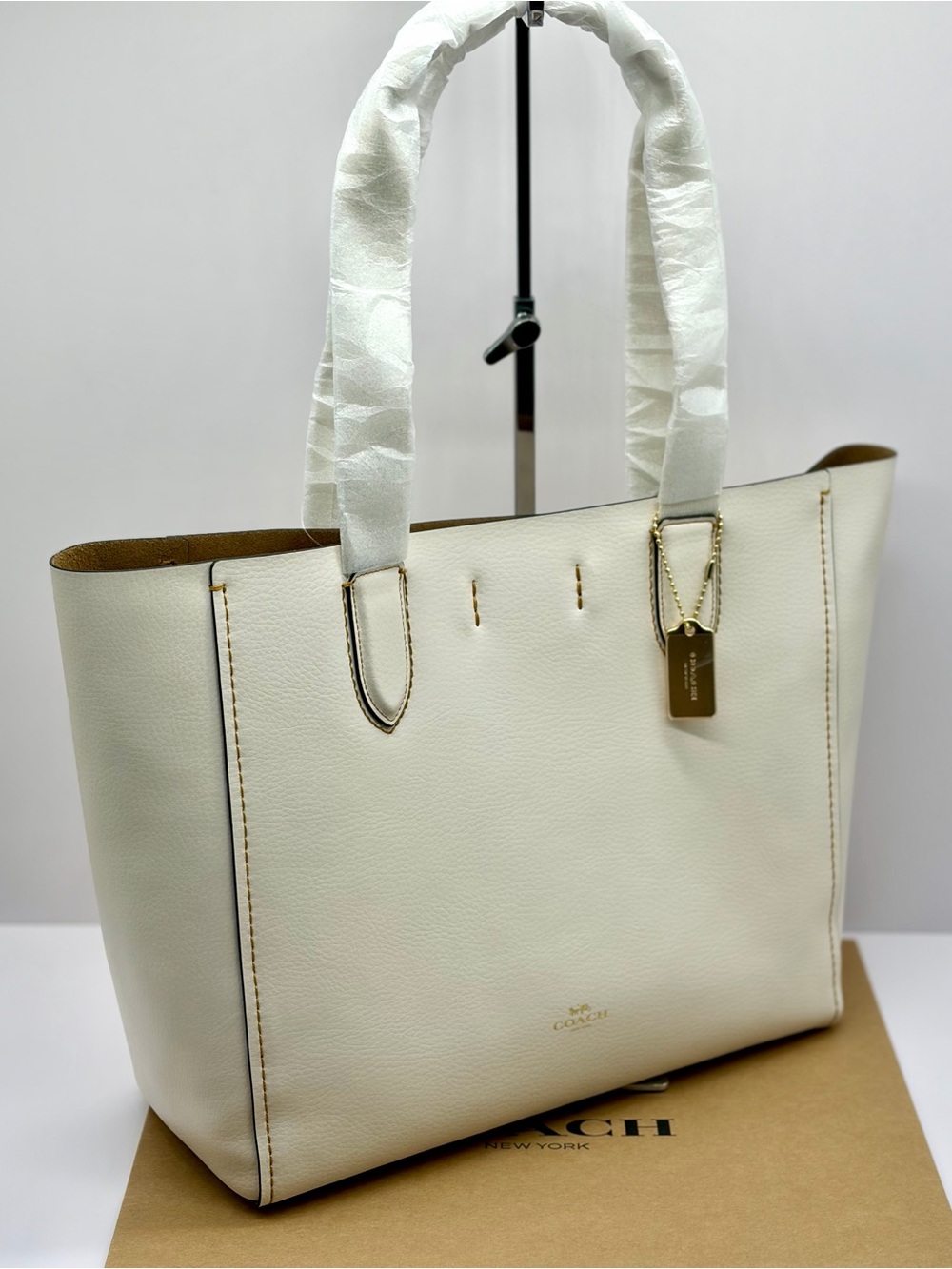 Coach Derby Tote Shoulder Bag - Picture 4 of 15